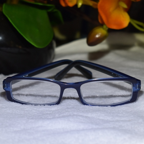 Cobalt Blue Agate Jai Kudo RX Glasses - Picture 3 of 8